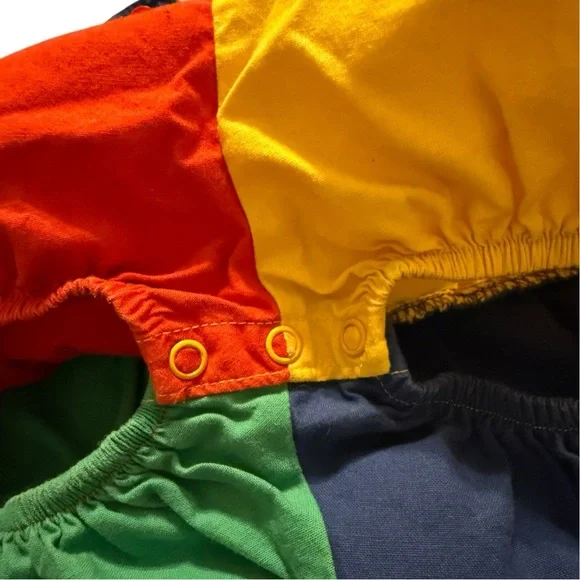 Vintage Mufflings by Schwab Colorblock Bubble Romper 12M - Picture 5 of 7